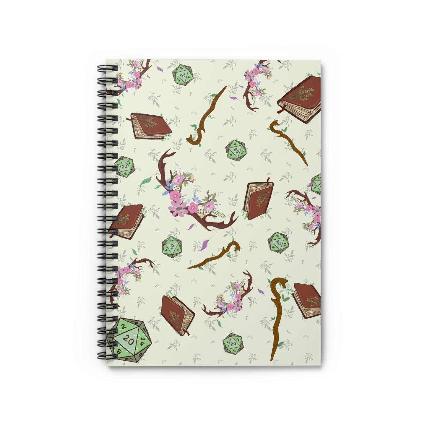 Druidcraft Inspired Notebook - Ruled Line - D&D Lovers