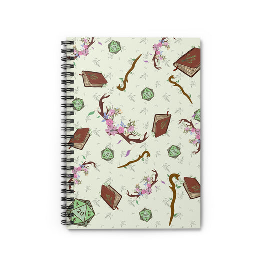 Druidcraft Inspired Notebook - Ruled Line - D&D Lovers