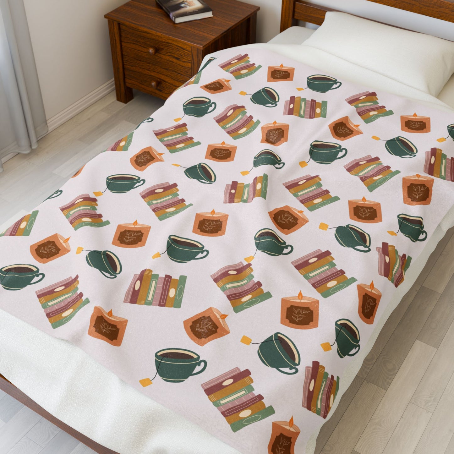 Cozy Reading Plush Blanket – Perfect for Book Lovers