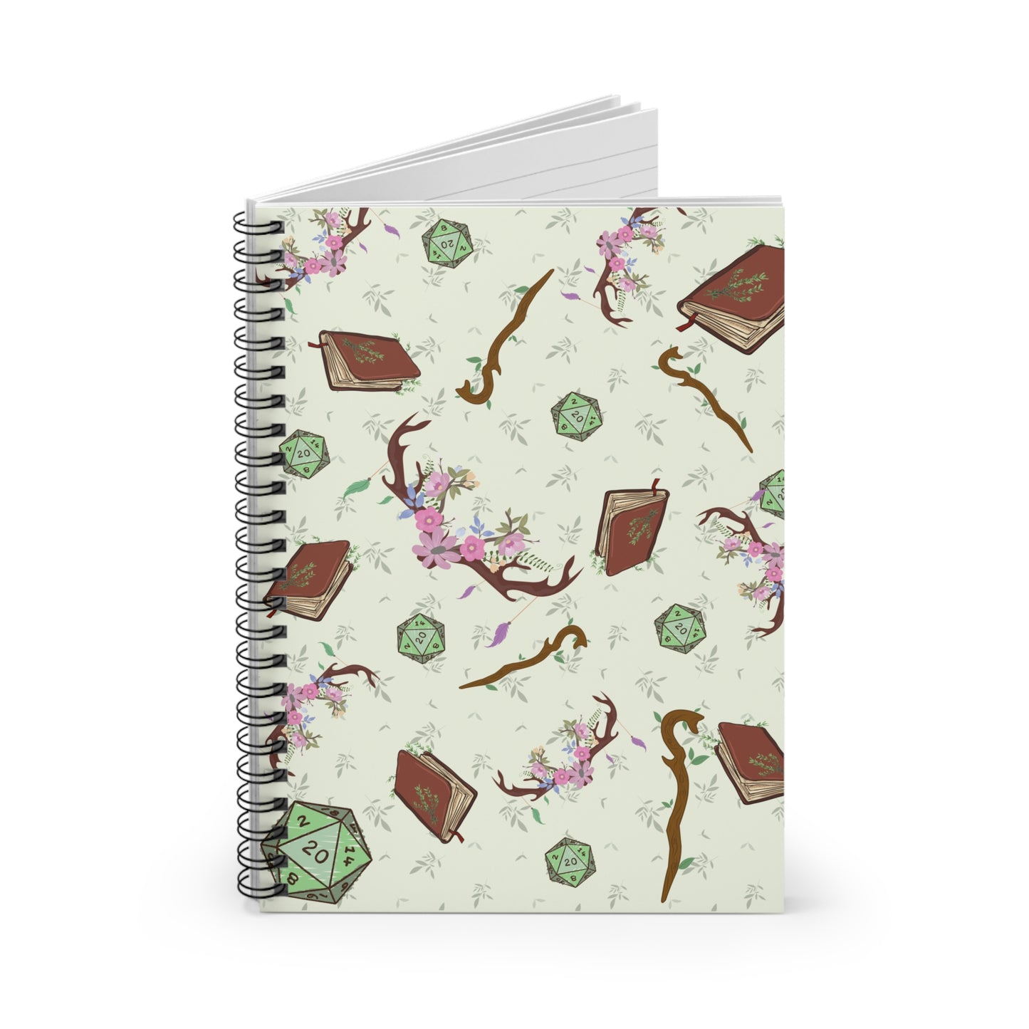 Druidcraft Inspired Notebook - Ruled Line - D&D Lovers