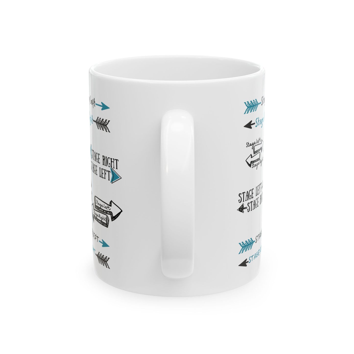Stage Direction Ceramic Mug -(11oz, 15oz)