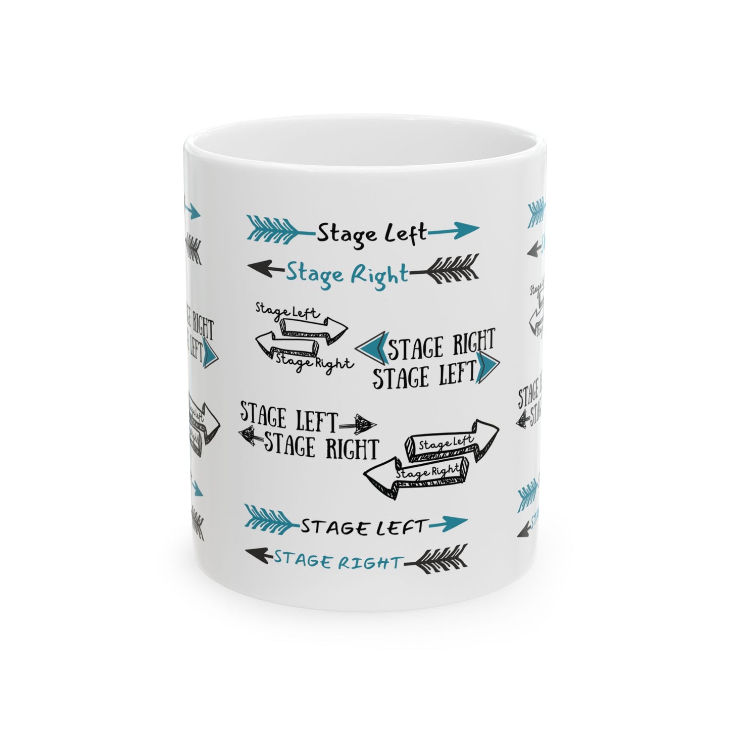 Stage Direction Ceramic Mug -(11oz, 15oz)