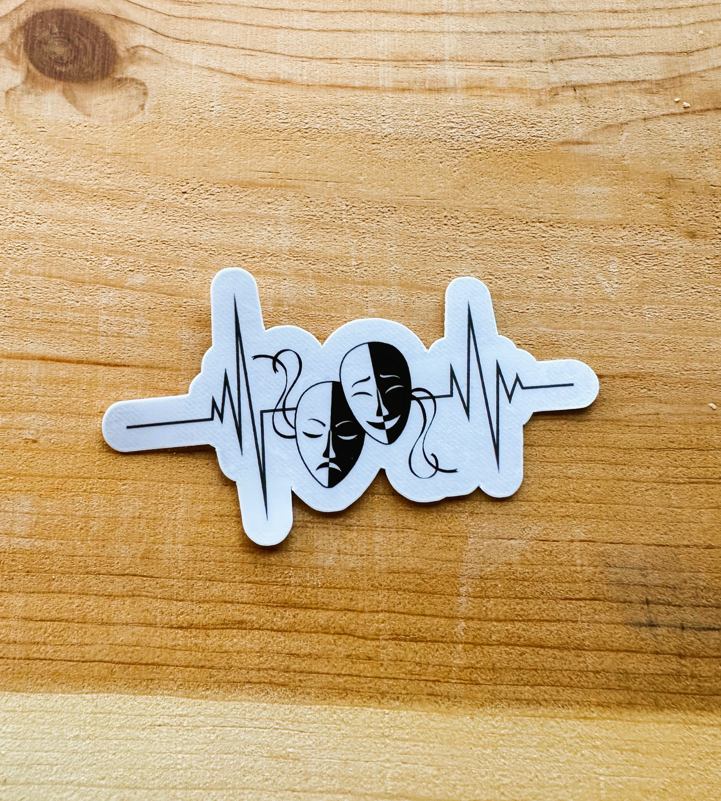 Theatre Heartbeat Sticker