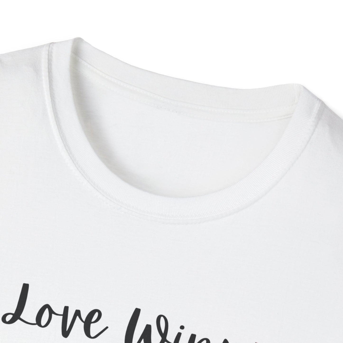 Love Wins LGBTQ+ Shirt, Unisex Softstyle Tee