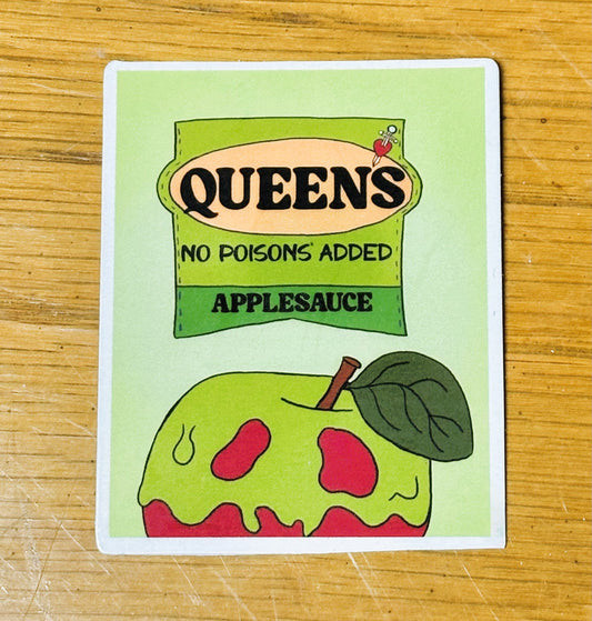 Queen's Applesauce Sticker