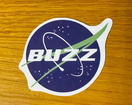 Buzz Inspired Space Logo Sticker